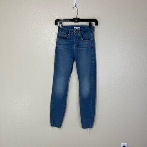 Good American Good Legs Skinny Blue Jeans Stretch 0/25